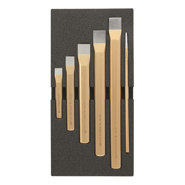 RENNSTEIG Chisel Set - 6 Piece FOAM TRAY