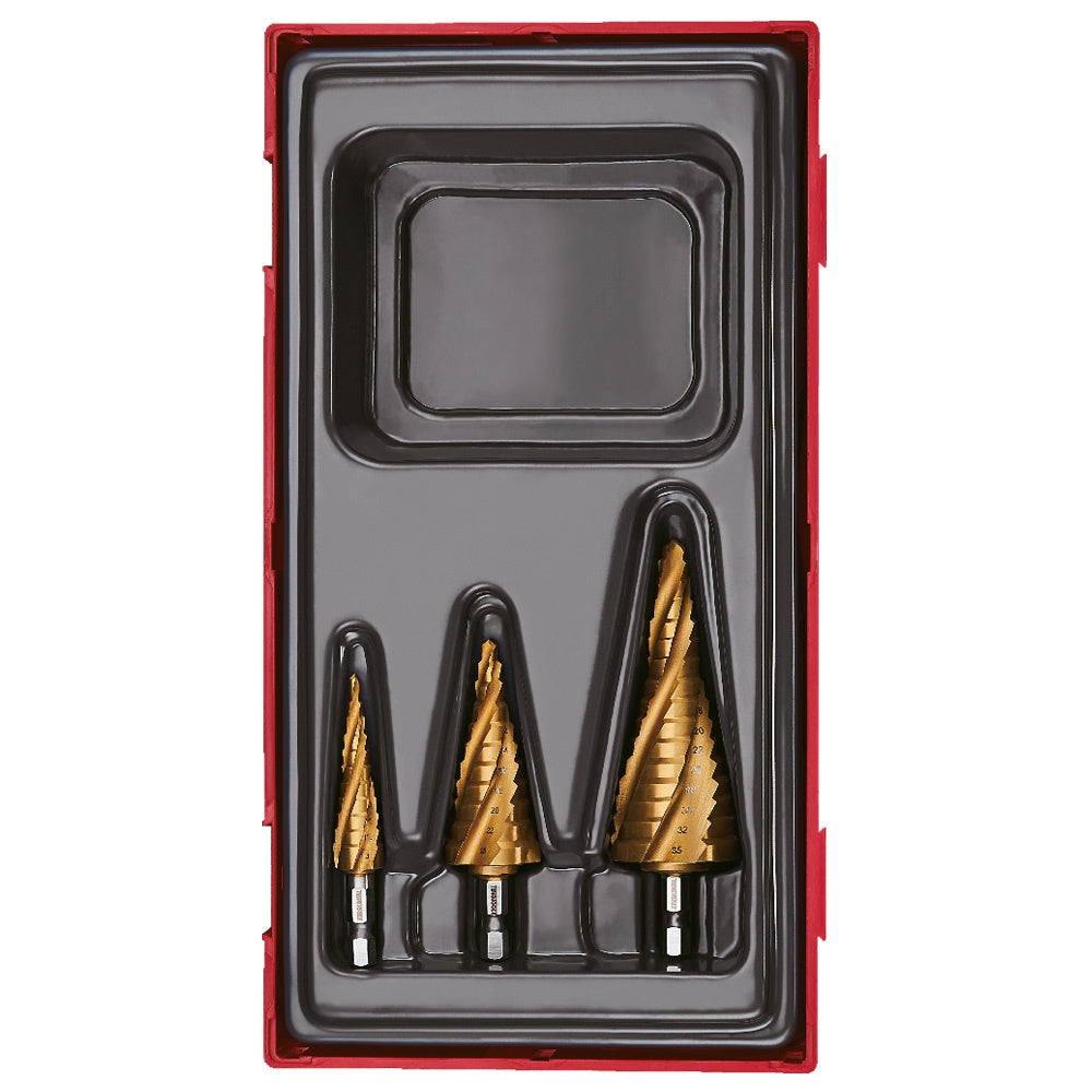 Teng 3pc Step Drill Set 3 - 35 mm
