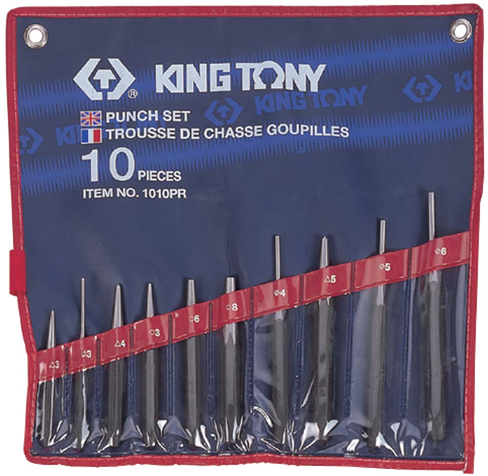 King Tony 10Pc Punch Set