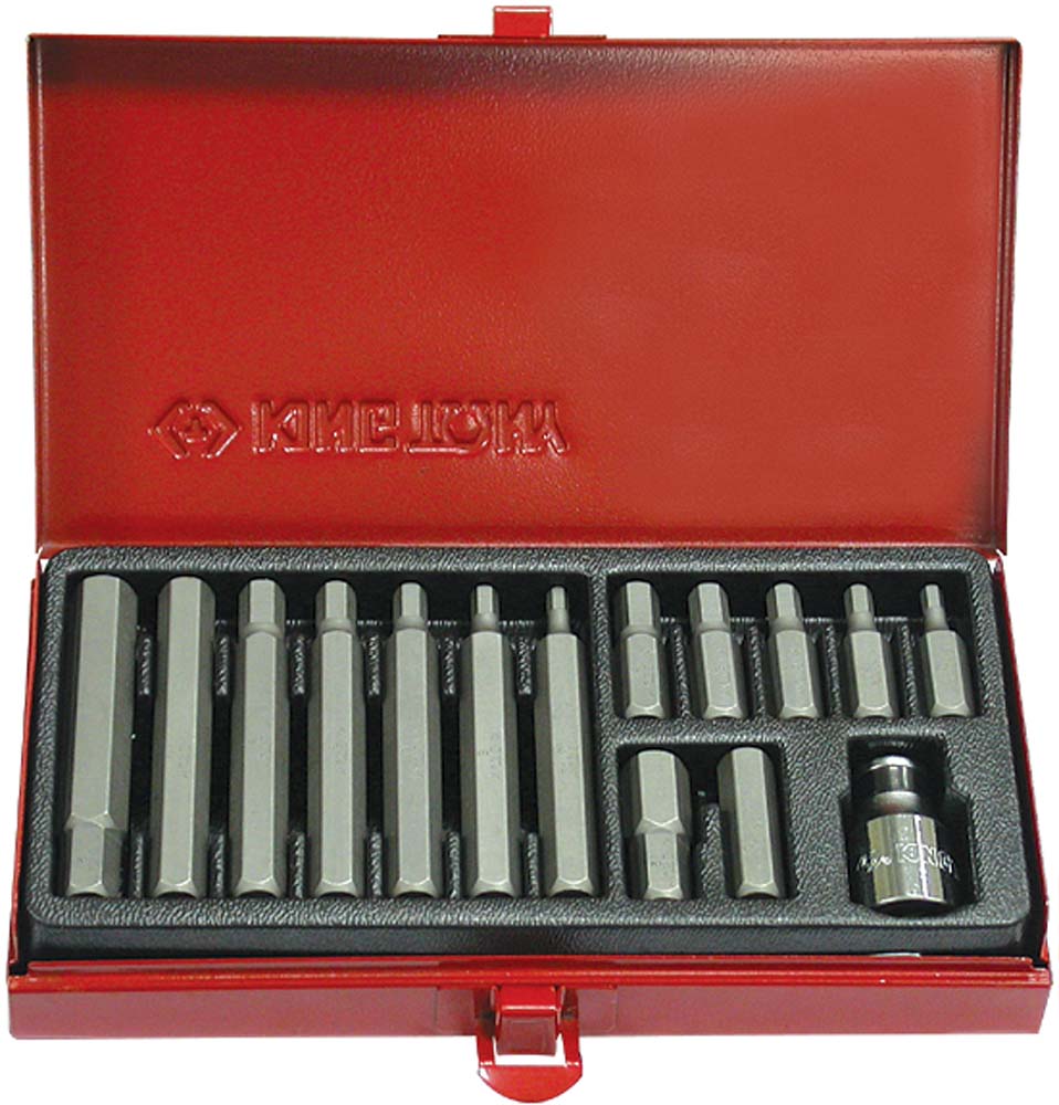 King Tony 15Pc Hex Bit Set