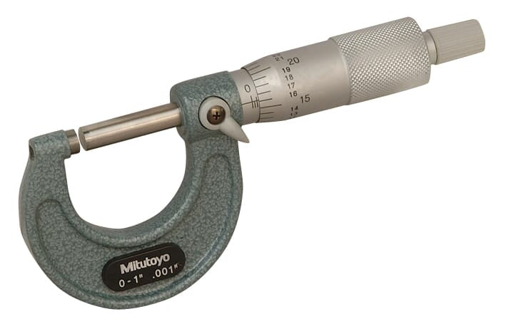 Mitutoyo Outside Micrometer 1-2 in x .001 in