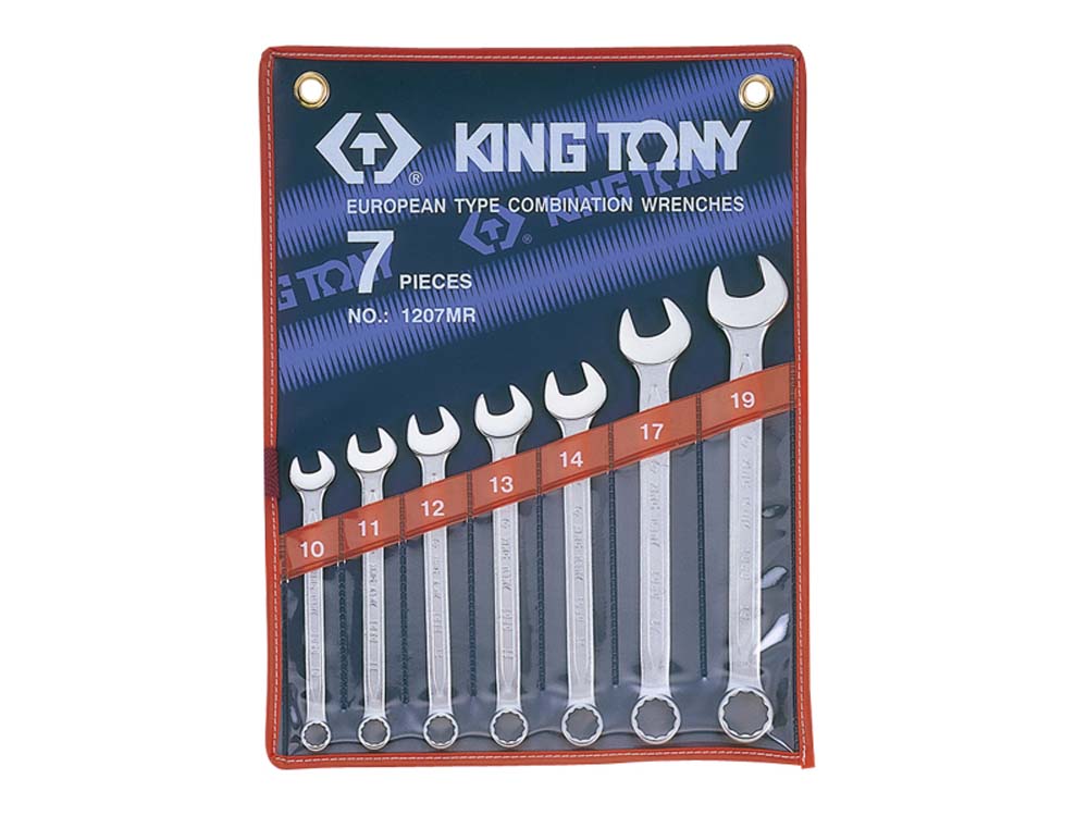 King Tony 7Pc R/Oe Wrench Set 10-19mm