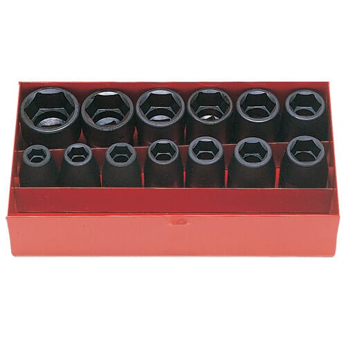 Koken 14241A Impact Socket Set 12pc 1/2 in Dr 3/8-1.1/8 in