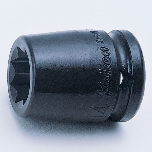 Koken 14415M 8pt Impact Socket 1/2 in Dr 16mm Double Square