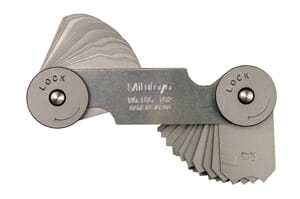 Mitutoyo Radius Gauge 1/32 in - 17/64 in