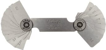 Mitutoyo Radius Gauge 0.4-6mm