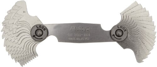 Mitutoyo Thread Gauge 4-42 TPI Whitworth