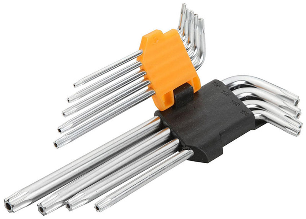 Tolsen 9Pce Torx Long Arm Hex Key Set