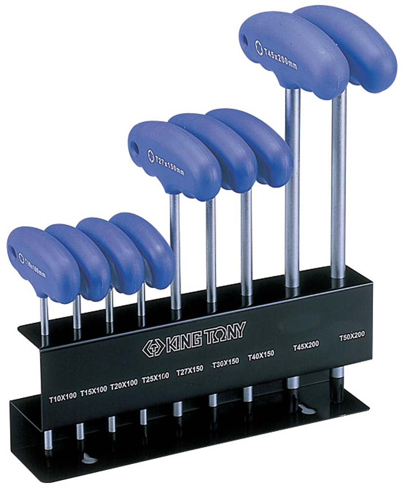 King Tony 9Pc Torx Head Wrench Stand Set