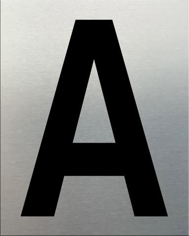 MG Aluminium Letters - Self Adhesive 50mm A