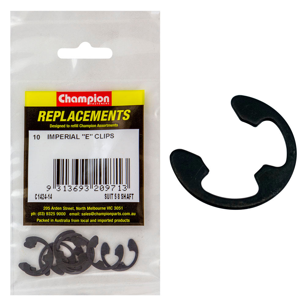 Champion E-Clip Suit 5/8 Shaft -10Pk