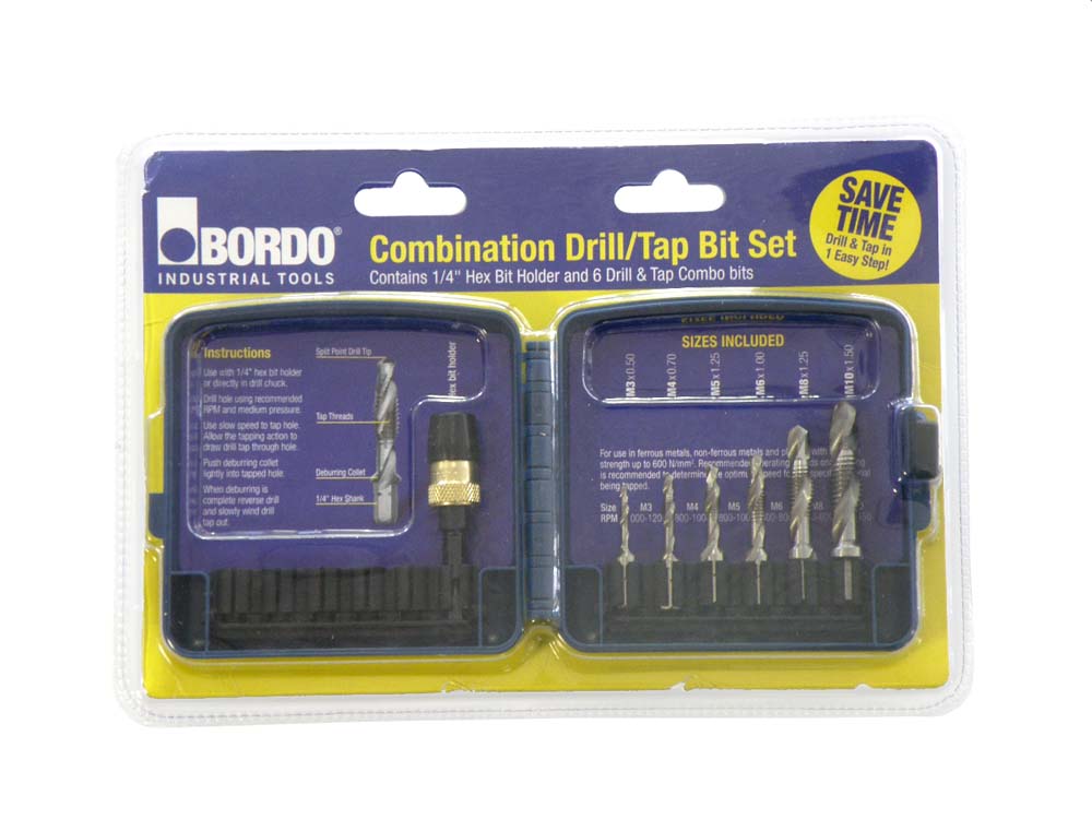 Bordo Drill Tap Set M3 - M10