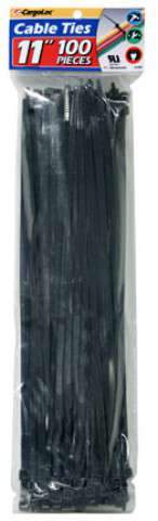 Cargoloc Cable Ties 11in Black 100Pc75Lbs 32488