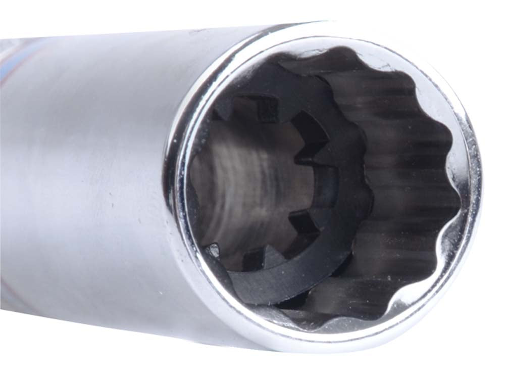 King Tony 3/8Dr 14mm 12Pt S/P Socket Rubber 63mm Long