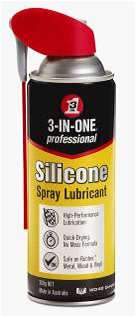 3in1 Professional Silicone Spray Lube with Smartstraw 300gm 3-in-1