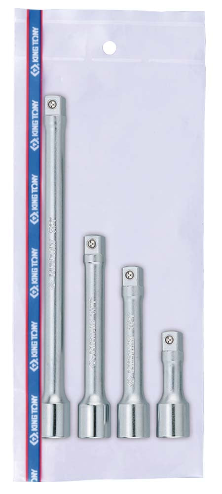 King Tony 4Pc 1/2 Dr Ext Bar Set