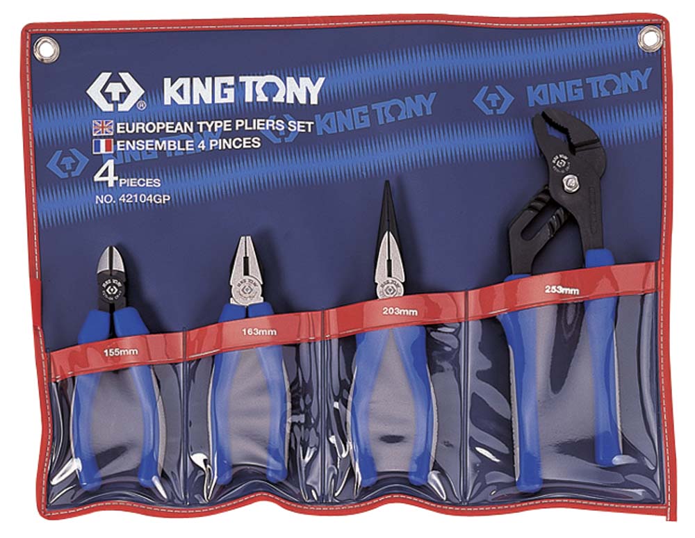 King Tony 4Pce Plier Set