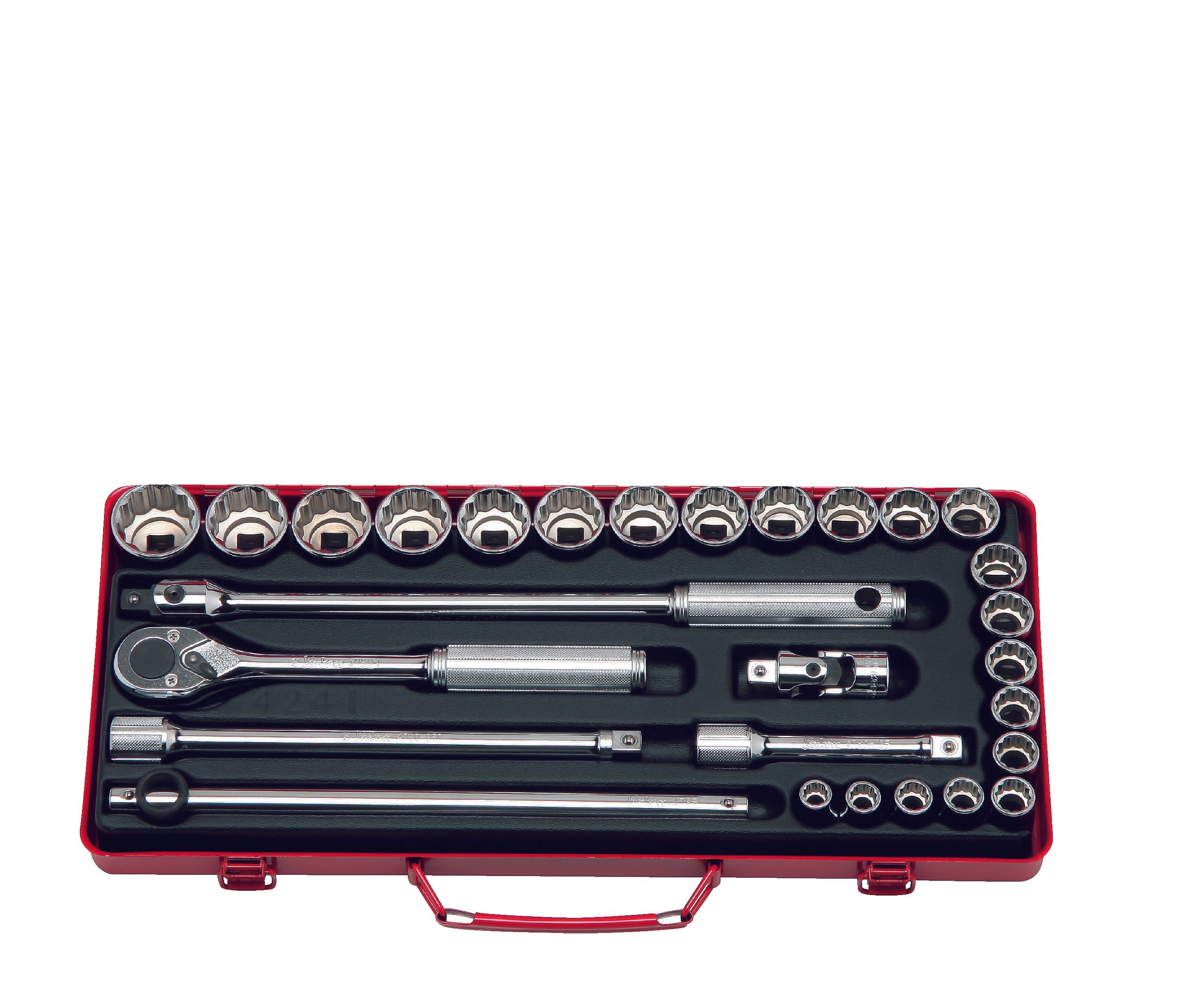 Koken 4241M Socket Set 12pt 28pc 1/2 in Dr 10-32mm