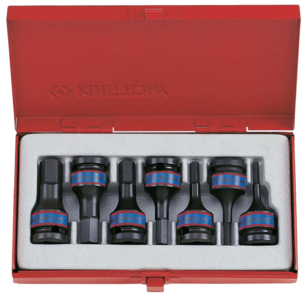 King Tony 1/2 Dr Impact Hex Bit 7Pc Socket Set 4-14mm