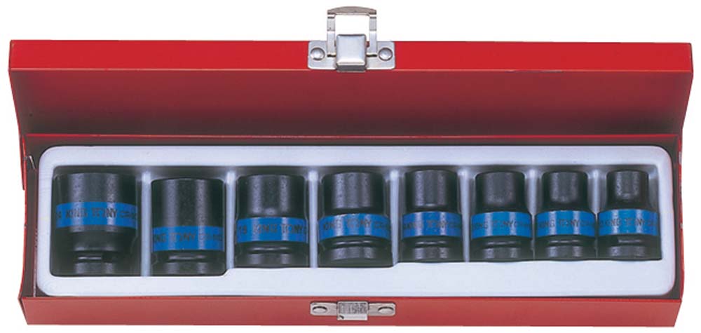 King Tony 8Pc 1/2 Dr Socket Set 10-24mm