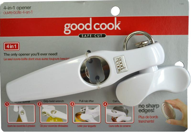 Good Cook Can Openers - Safe Edge Quatro 4 in 1