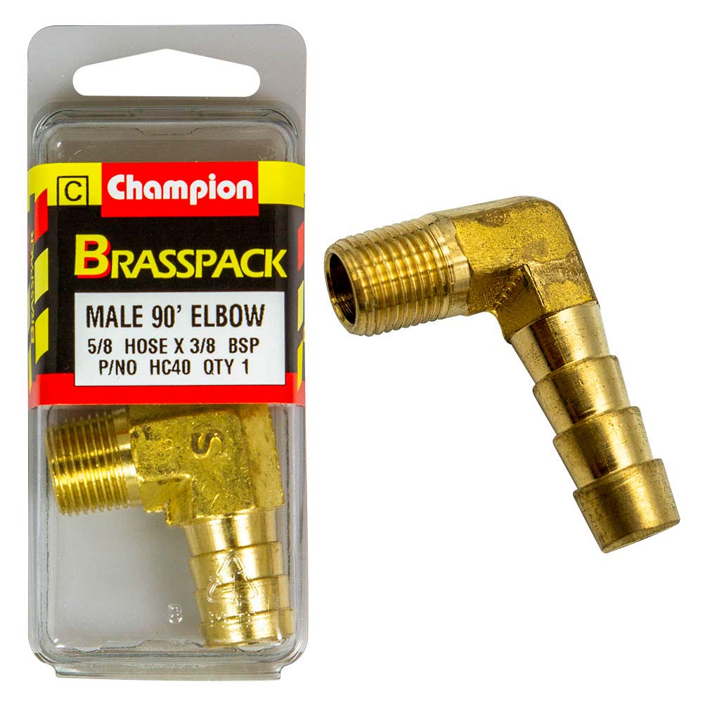 Champion Brass 5/8in X 3/8in 90Deg Male Elbow