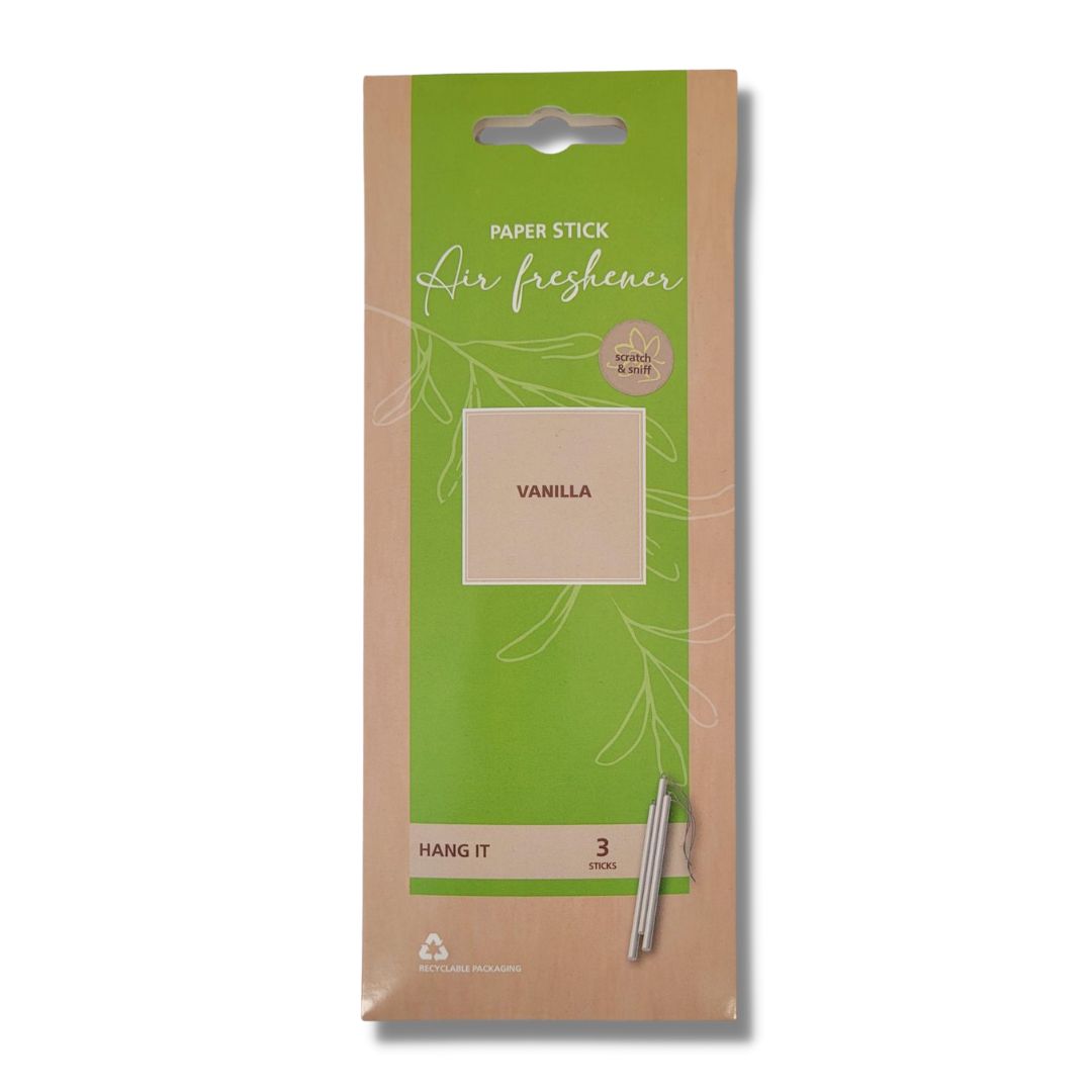 Paper Sticks Air Freshener Vanilla Pk3