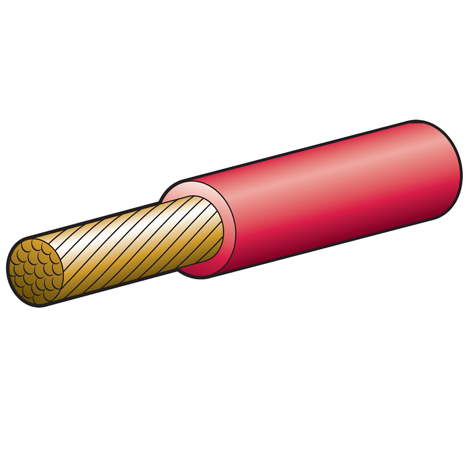 Narva Cable Battery Red 8mm 100Amp