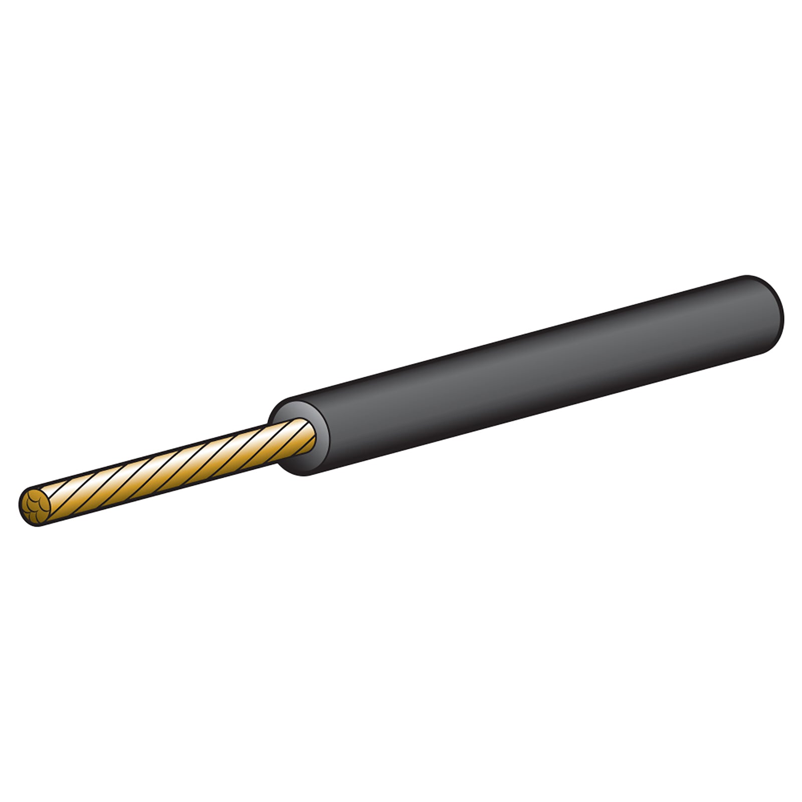 Narva Cable Single 2.5mm 5A Blk 30M
