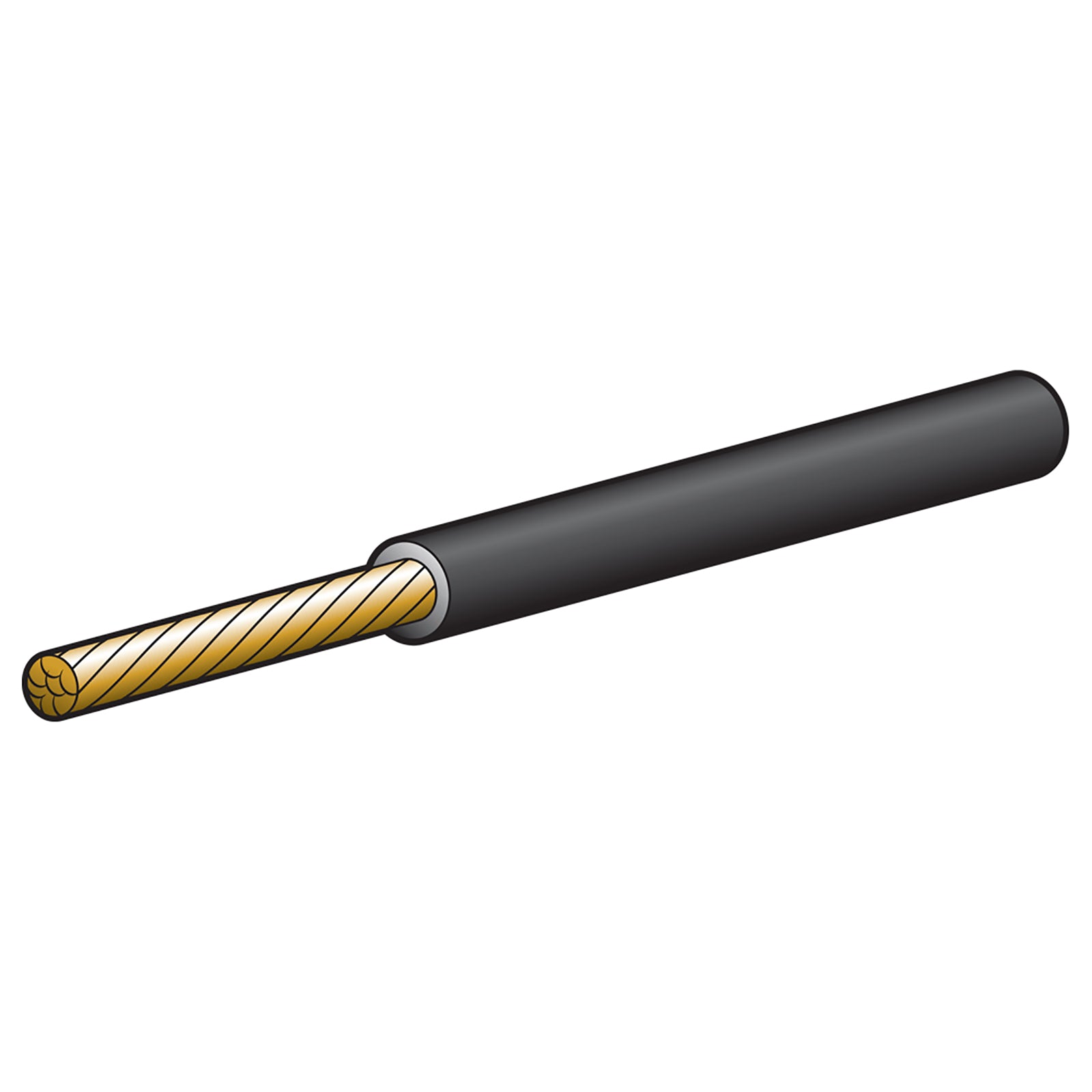 Narva Cable Sgle 3mm 19Amp 30M Black