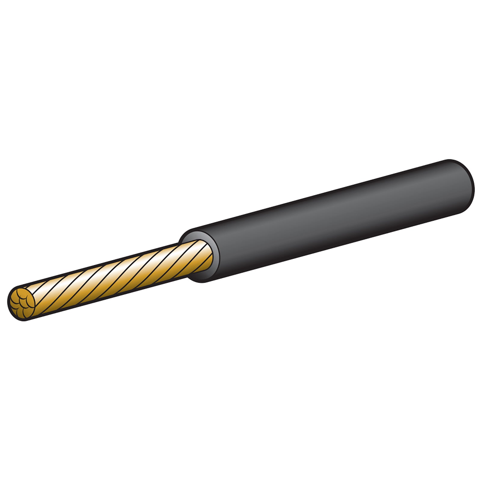 Narva Cable Sgle 4mm 25Amp 30M Black