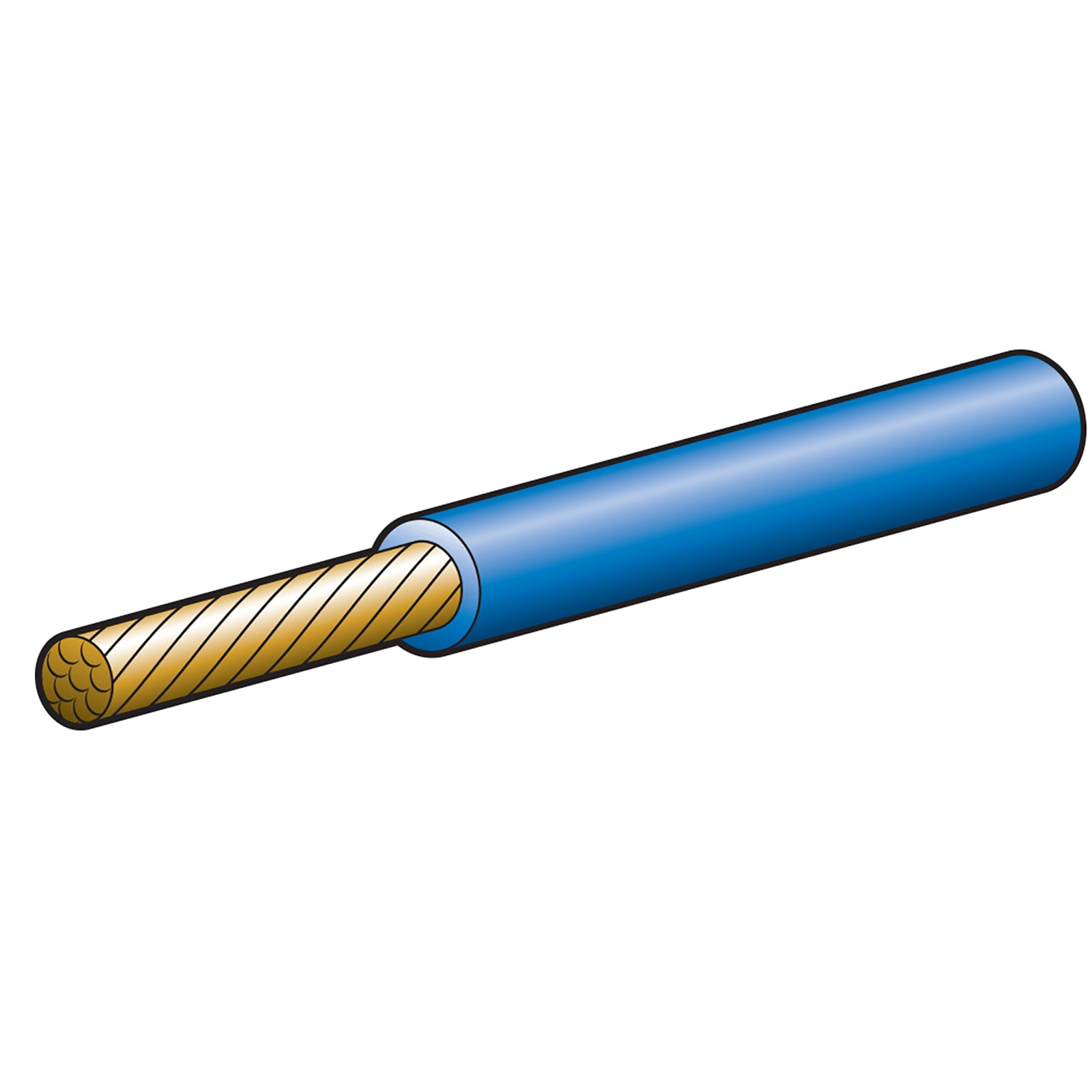 Narva Cable Sgle 5mm 36Amp 30M Blue