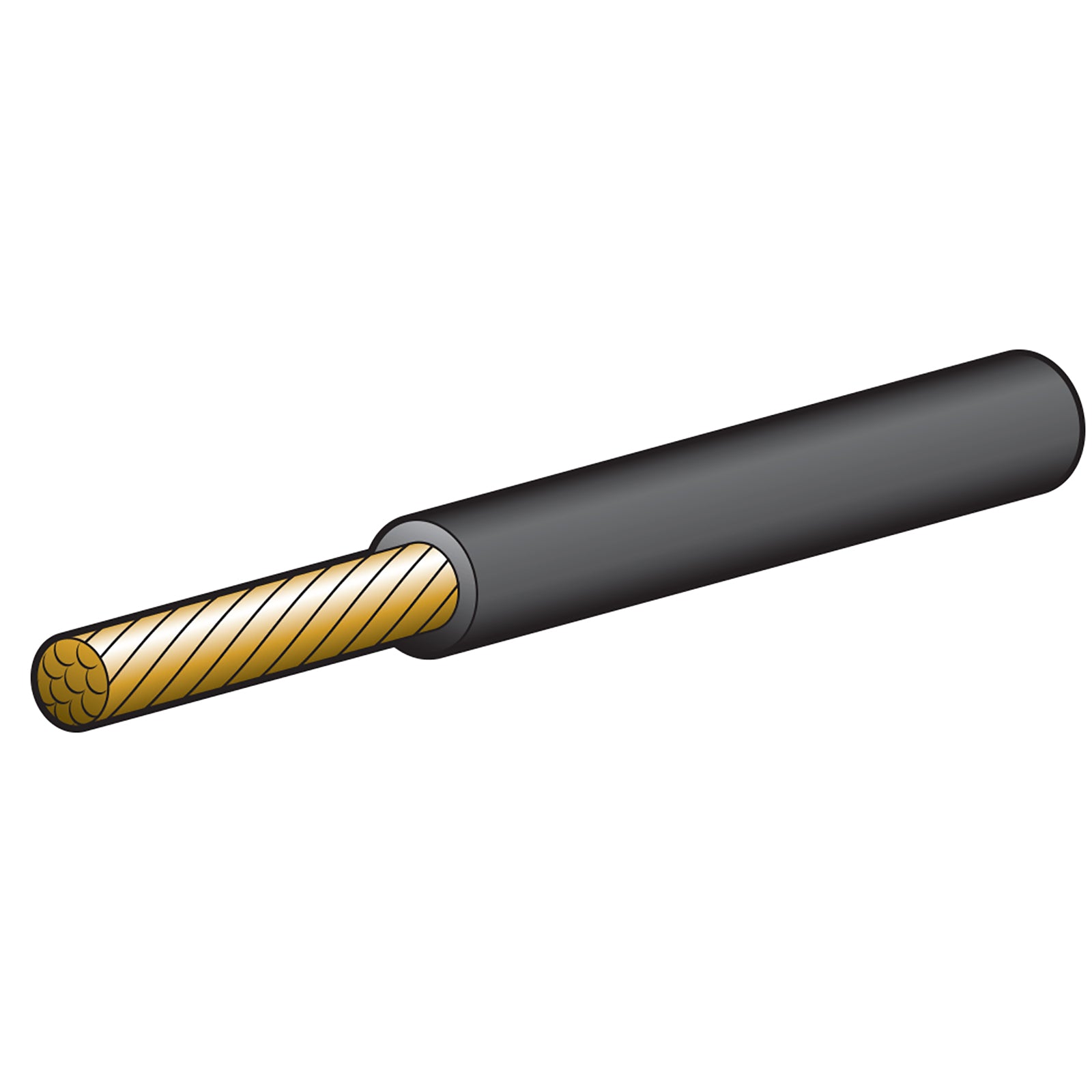 Narva Cable Single 5mm 36Amp 30M Bl