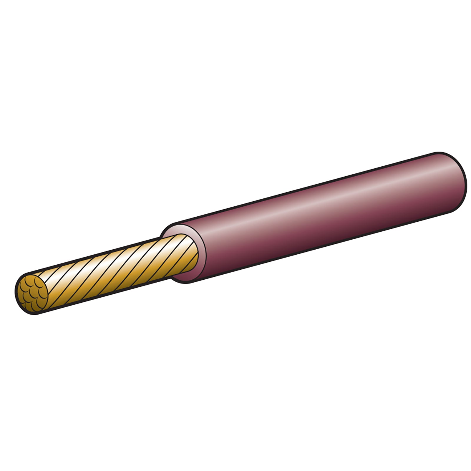 Narva Cable Sgle 5mm 36Amp 30M Brown