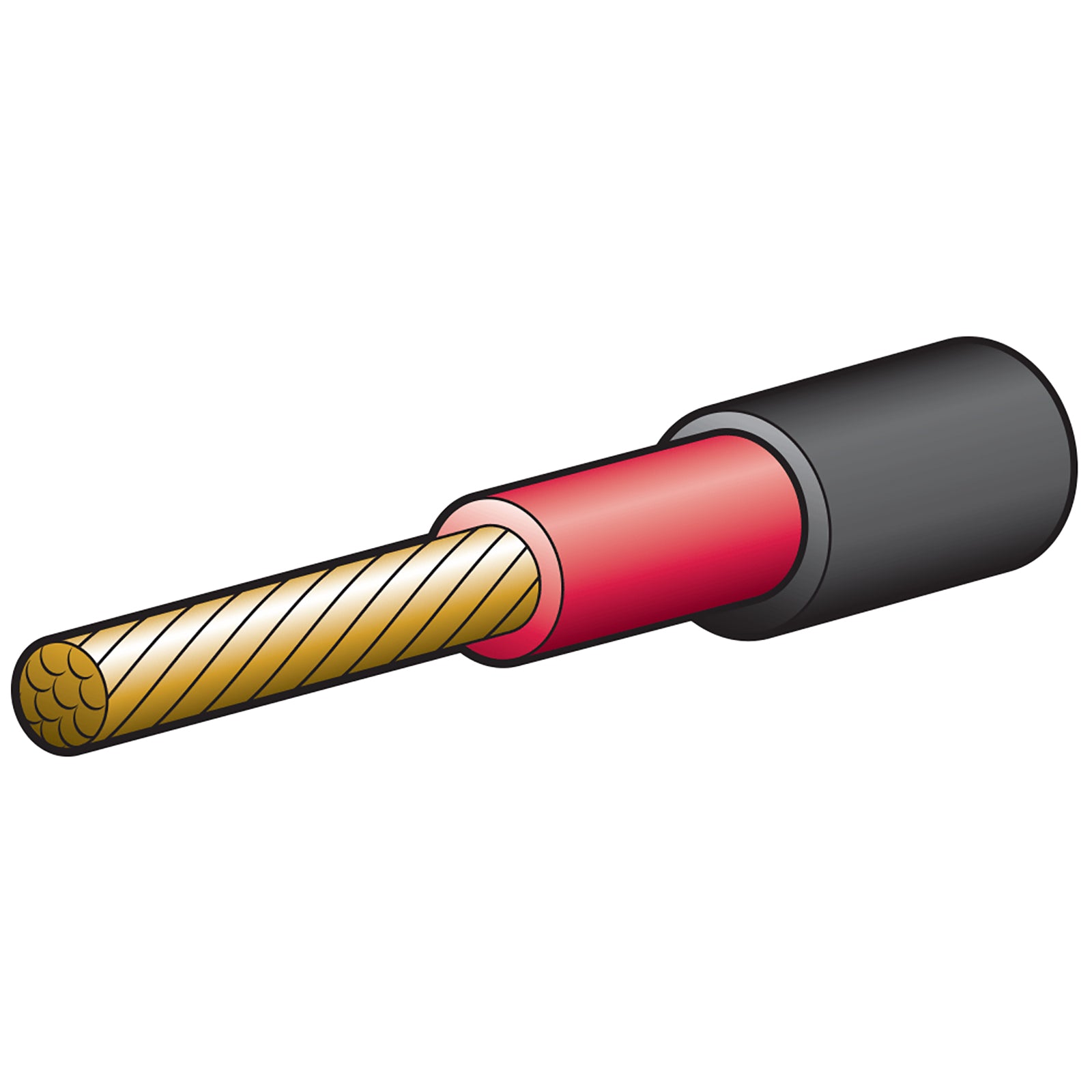 Narva Cable Single D/ins 5mm 25A 30M