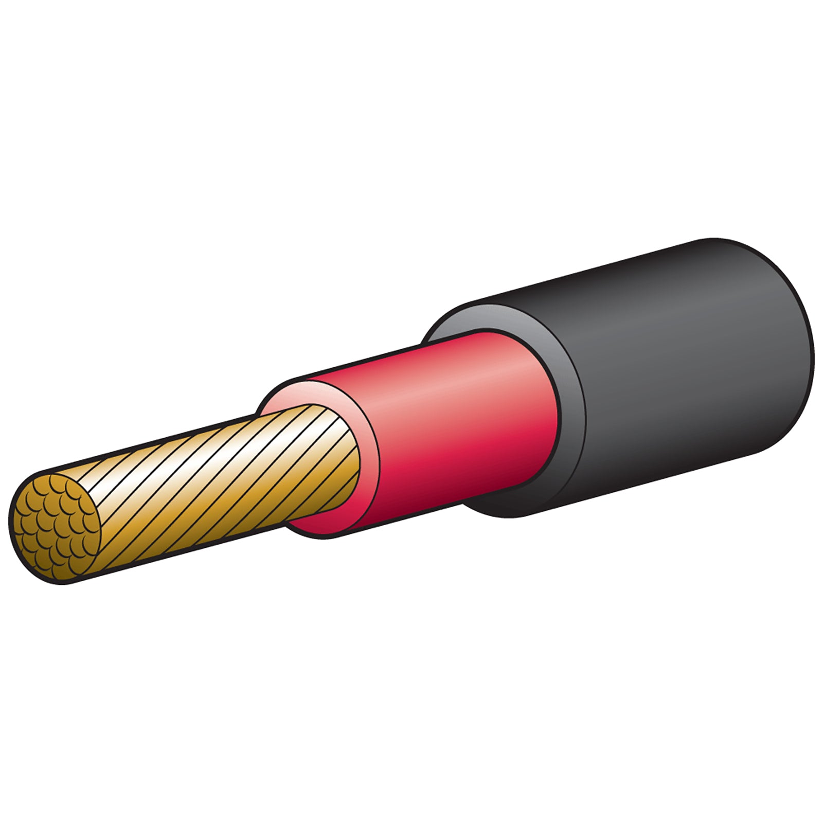 Narva Cable Dble insul 6mm 47Amp 30M