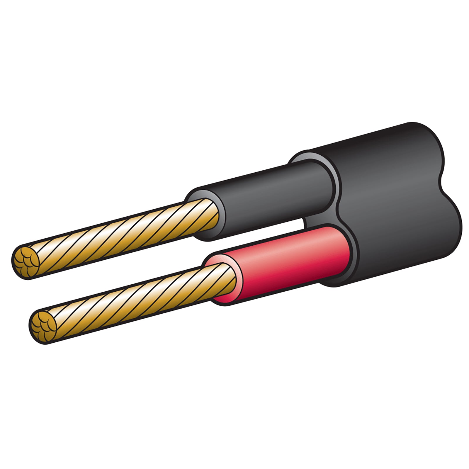 Narva Cable Twin Core 4mm 25Amp 100M