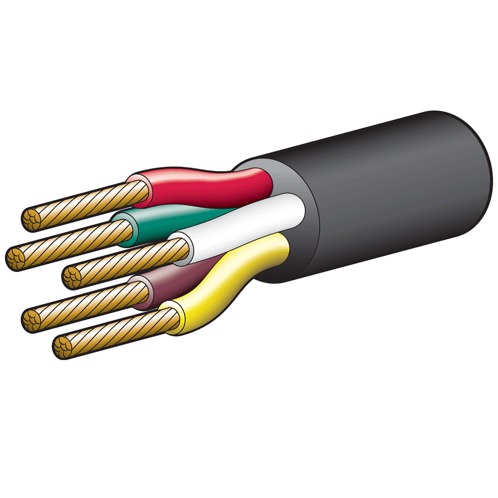 Narva Cable Trler 5Cor 19Amp3mm 100M