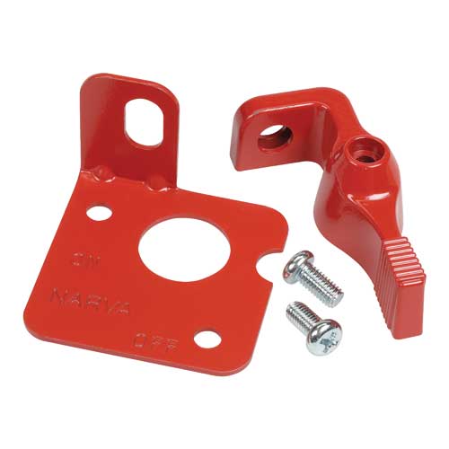 Narva Switch Red Lever Lockout