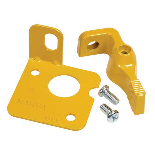 Narva Switch Yellow Lever Lockout