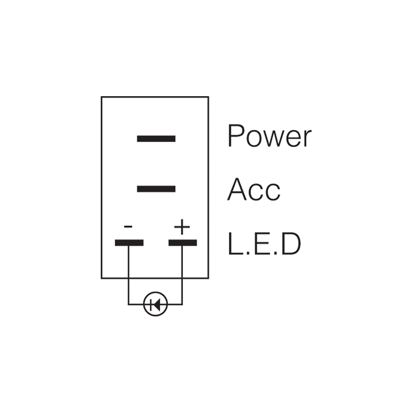 Narva Switch Rocker 12V Led Micro