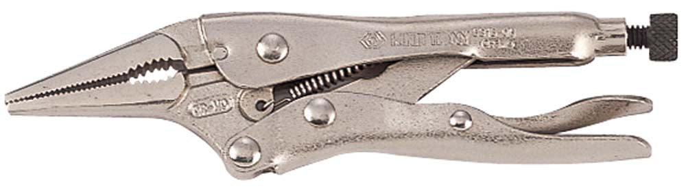 King Tony Lock Grip Plier - Long Nose 6in