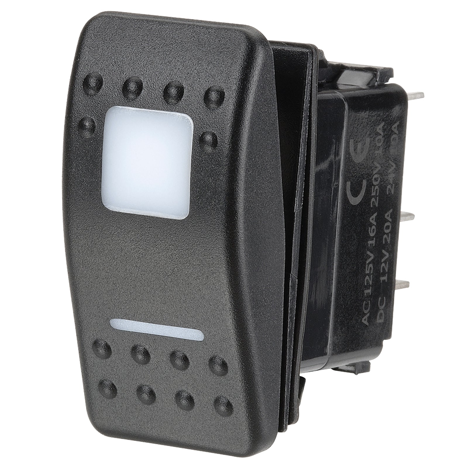 Narva Switch Rocker On/Off/On Blue 12/24V Led