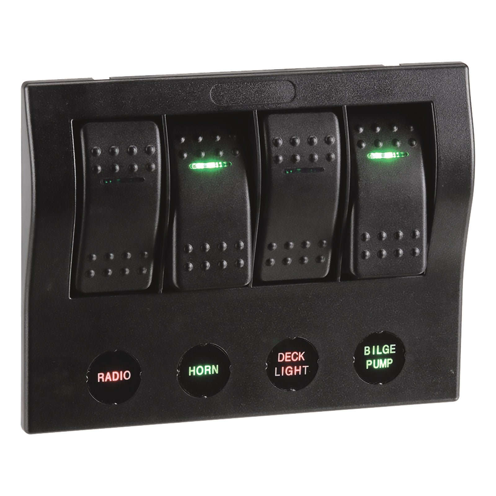 Narva Switch Panel 4 Way Led Circuit Breaker
