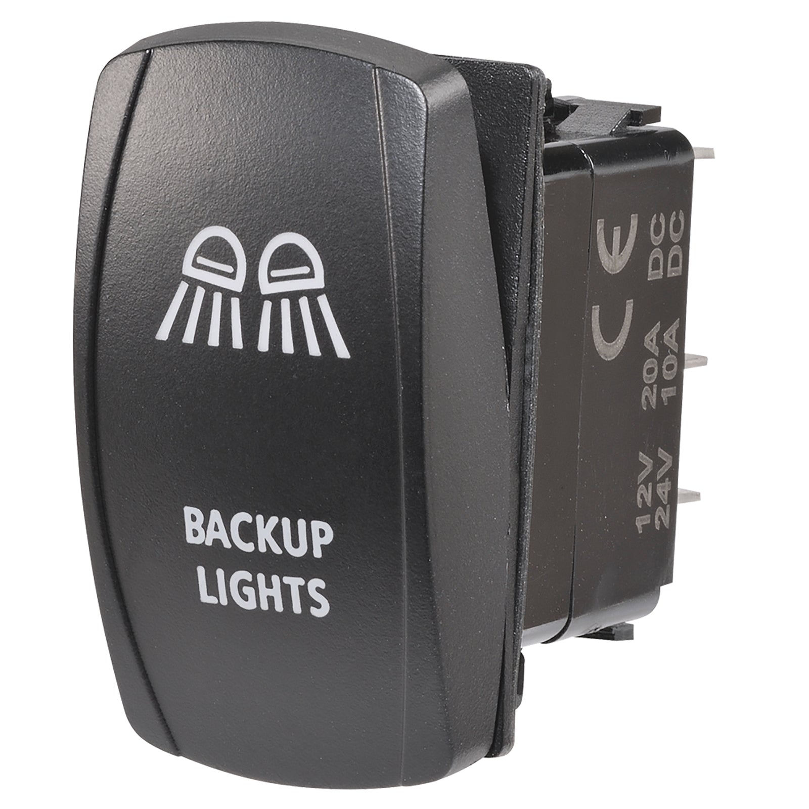 Switch Rocker Off/On Blue Led B/Up Lights