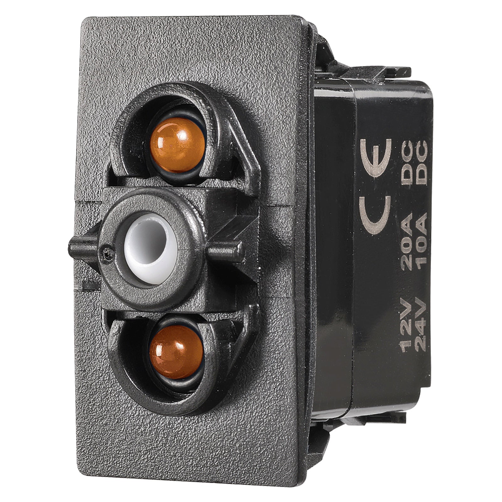 Switch Base Off/On Amber 12/24V Led