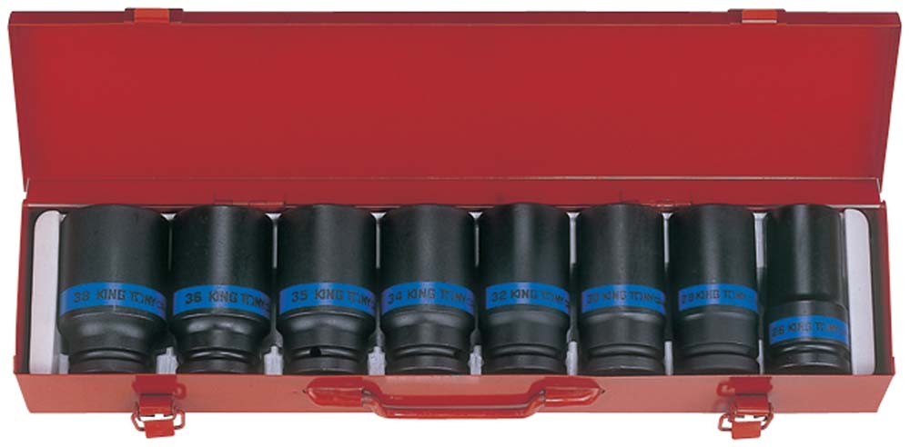 King Tony 3/4Dr 8Pc Dp Impact Socket Set