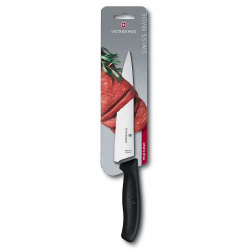 Victorinox Carving Knife 6.8003.19cm Black Swiss Classic Blister