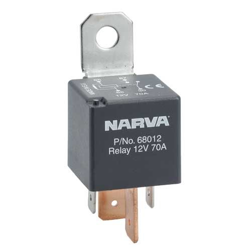 Narva Relay 12V 4 Pin 70A Resistor