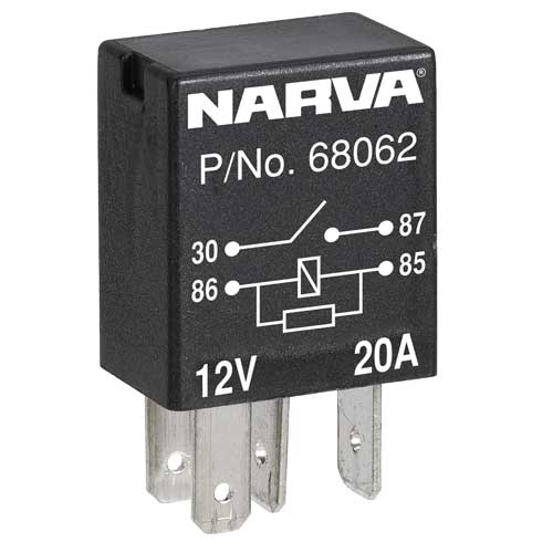 Narva Relay Micro 12V 4Pin 20Amp